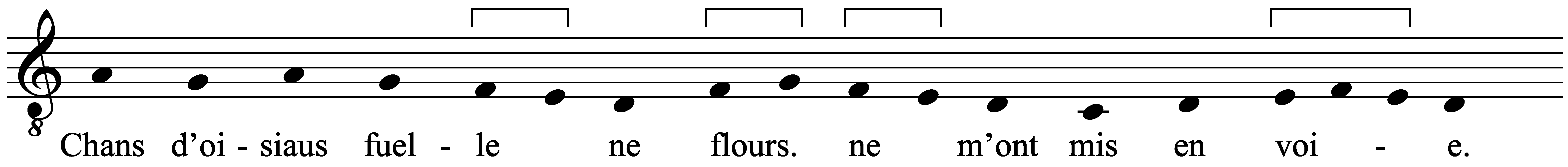 Work musical notation
